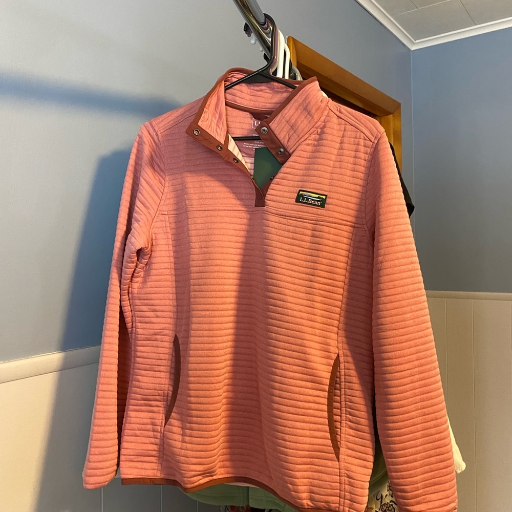 Pink LL Bean Q-zip